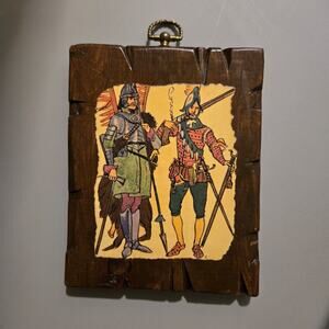 Unique Vintage Decorative Art Plaque